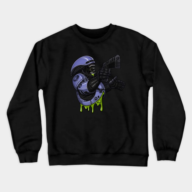 'XenoCop' Crewneck Sweatshirt by CMatthewman